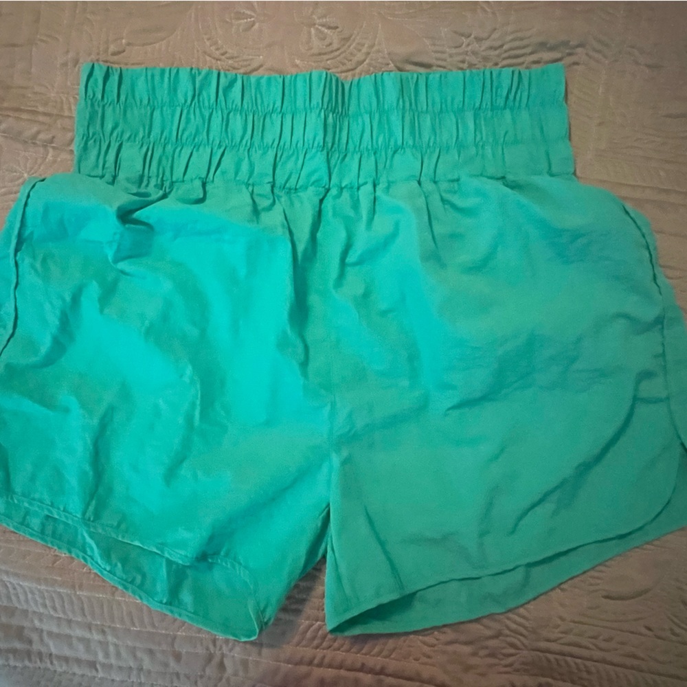 Zenana windbreaker shorts